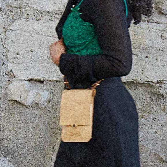 Zanj Cellphone Purse with Thin Tana Strap Cream - Picture 1 of 6